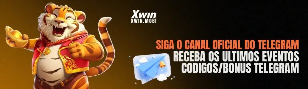 Siga o canal oficial do Telegram