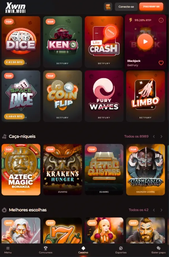 XWIN baixar app para celular